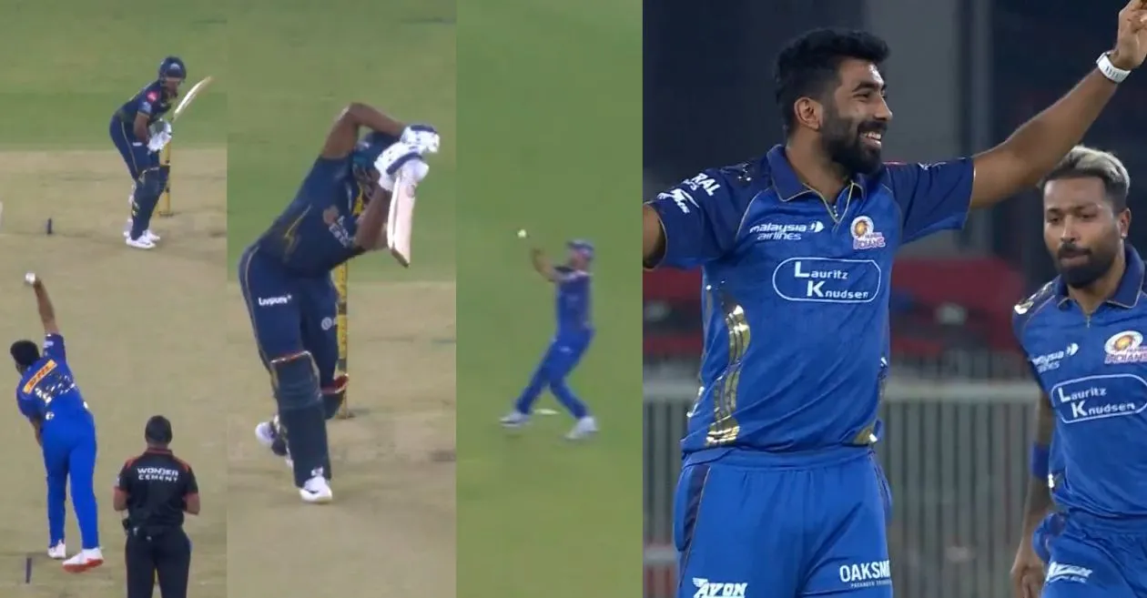 WATCH: Jasprit Bumrah ends his wicket-less run in IPL 2026 with a golden-duck dismissal of Sai Sudharsan in GT vs MI game