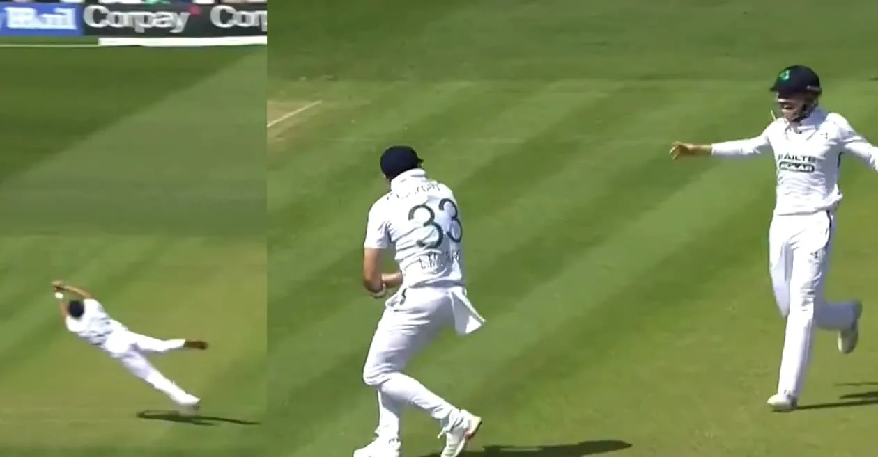 WATCH: Liam McCarthy steals the show with breathtaking catch on Day 1 of Ireland vs New Zealand one-off Test