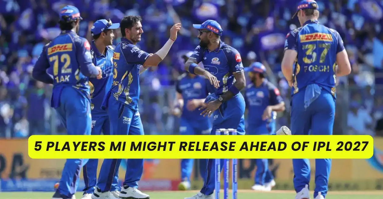 5 players Mumbai Indians might release ahead of IPL 2027