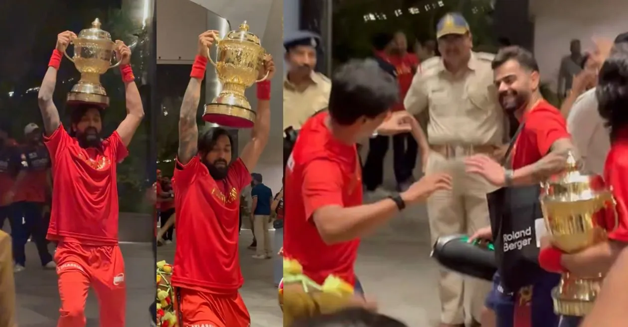 IPL 2026 [WATCH]: Virat Kohli and Krunal Pandya dance in delight as RCB retain their crown